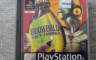 PS1 - Oddworld Abe's Exoddus ( CB ) Syys ALE!