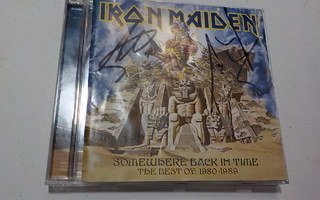 IRON MAIDEN - SOMEWHERE BACK IN TIME CD NIMMAREILLA