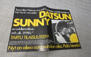 Datsun Sunny 1982 myyntiesite.