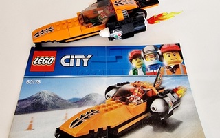 Lego City 60178 Nopeusennätysauto