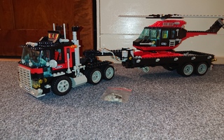 Lego Model Team rekka ja helikopteri