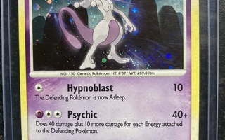 Mewtwo 11/146 pokemon holo rare kortti