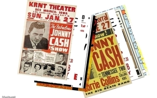JOHNNY CASH -- postikorttisetti  (Upea Lahja !!) #1