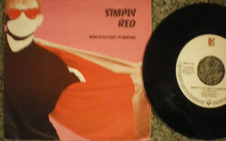 7" Simply Red: Moneys Too Tight / Open Up The Red Box