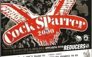 Cock Sparrer– SF 2000 tour itinerary shaped EP 200 made