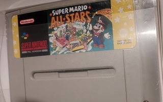 * Super Mario All Stars SNES PAL + Uusi Suojakotelo