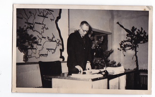 VANHA Valokuva Lappi Rovaniemi 1950 Postikorttikoko