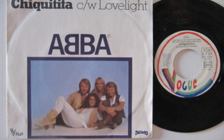 ABBA Chiquitita c/w Lovelight 7" sinkku Ranskalainen
