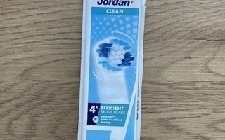 Jordan Clean sähköhammasharjan vaihtopäät 4 kpl