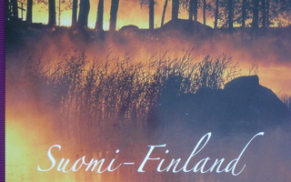 Suomi-Finland usvainen maisema, linnut uimassa