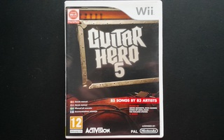 Wii: Guitar Hero 5 peli (2009)