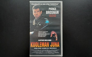 VHS: Alistair MacLeanin Kuoleman Juna (Pierce Brosnan 1991)