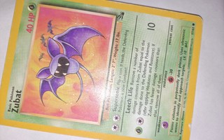 Zubat 57/62 Fossil set Pokemon card