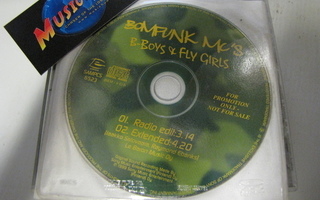 BOMFUNK MCS / B-BOYS & FLY CRISIS PROMO CD SINGLE