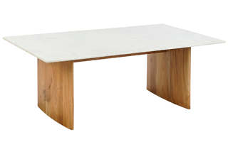 Olohuoneen pöytä Home ESPRIT Marmori Mangopuu 120 x 70 x 4