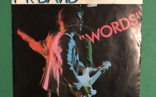 F-R David: Words. Single. 1982.