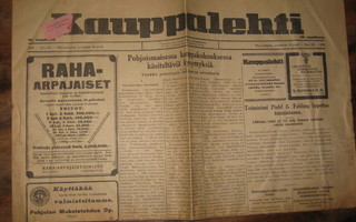 Sanomalehti  Kauppalehti 24.9.1928