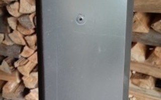 Musta rännikouru räystäskouru 205 cm pitkä