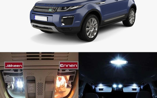 Range Rover Evoque Sisätilan LED -muutossarja 6000K ; x12