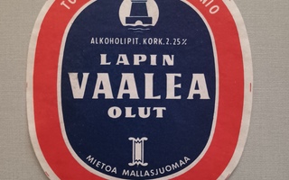 Lapin vaalea olut l Tornio etiketti