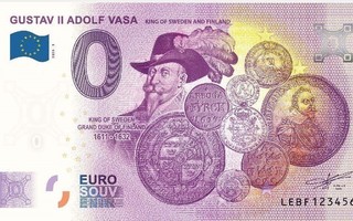 *0-EURO*2020*GUSTAV II ADOLF VASA*KING OF SWEDEN AND FINLAND