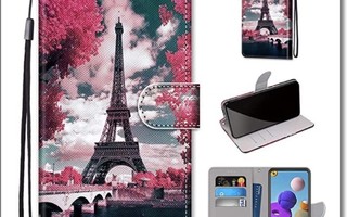 Samsung Galaxy A21s - Eiffel lompakko-suojakuori #25828