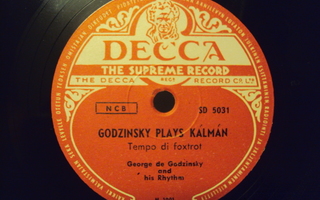 78 rpm Godzinsky plays Kálmán/Inspiration