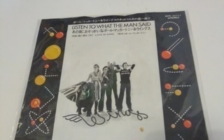 Wings 7" Listen to What The Man Said / japanilainen