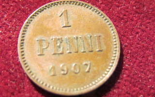 1 penni 1907