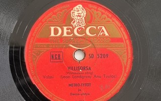Savikiekko 1953 - Metro-Tytöt - Decca SD 5209