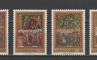 (S0406) LUXEMBOURG, 1971 (Miniatures from Echternach Abbey)