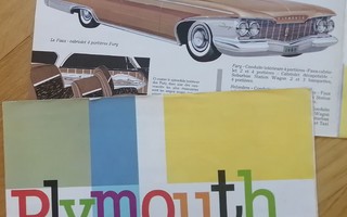 1960 Plymouth Fury Belvedere Savoy esite - KUIN UUSI