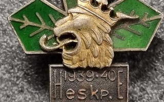 Heskp.E 1939-40, talvisota, suojeluskunta, militaria