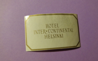 TT-etiketti Hotel Inter-Continental, Helsinki