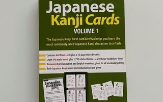 Kanjikortit - 448 korttia - Japanese Kanji Cards vol 1