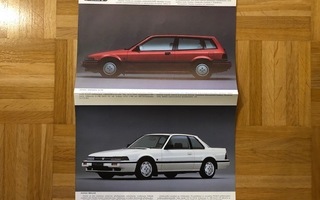 Esite Honda mallisto 1986: Civic, Accord, Prelude, Legend