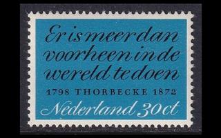 Alankomaat 989 ** Poliitikko Johan Thorbecke (1972)