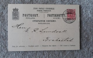EHIÖKORTTI JYVÄSKYLÄ 10.6.1895