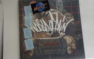 WORLD OF PAIN - END GAME EX+/M- LP + POSTERI + LIITE