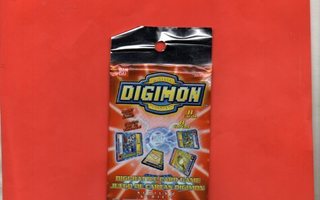 DIGIMON 8-kortin pussi. aukaisematon