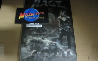 RAGE - FULL MOON IN ST. PETERSBURG 2DVD+CD STEELCASE UUSI