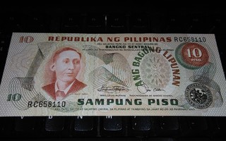 Filippiinit Pilipinas 10 Piso 1949 ND sn110