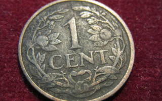1 cent 1925 . Alankomaat-Netherlands
