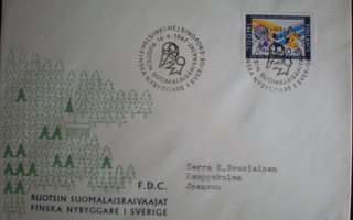 FDC 1967 Ruotsin suom.raivaajat