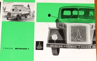 1959 Magirus - Deutz Merkur 120-L kuorma-auto esite