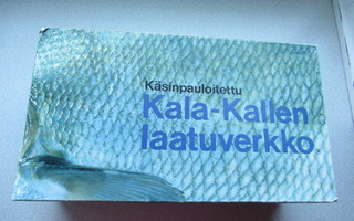 Kala-Kallen käsinpauloitettu laatuverkko puikkarilla