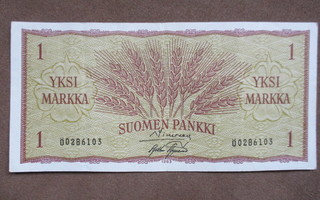 1 Markka seteli 1963