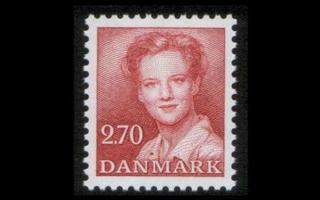 Tanska 793 ** MargretheI 2,70 kr punainen (1984)