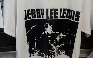 JERRY LEE LEWIS T-PAITA 90-LUVUTA KOKO L - KÄYTTÄMÄTÖN (W)