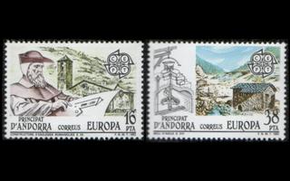 Andorra Sp 165-6 ** Europa (1983)